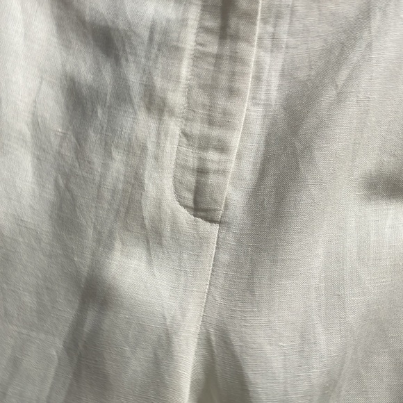 Lane Bryant White 55% Linen 45% Rayon Size 28 Wide Leg Pants 28 Plus Size - Picture 3 of 7